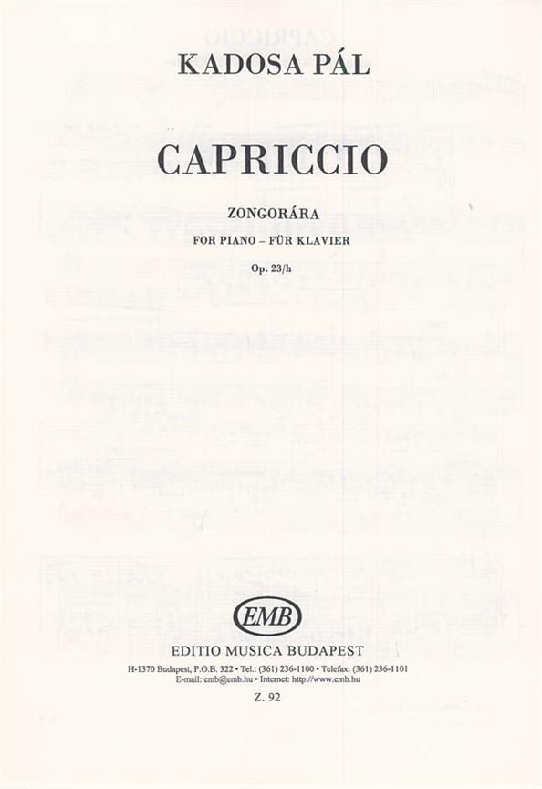 Capriccio Op.23-H